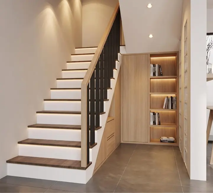 Desain interior tangga oleh RHI Architect